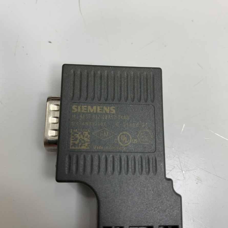 Connector Original Siemens 6ES7972-0BA52-0XA0 Interface Modules Simatic DP Series Profibus up to 12 Mbit/s With Inclined Cable outlet RS485 Bus Connector