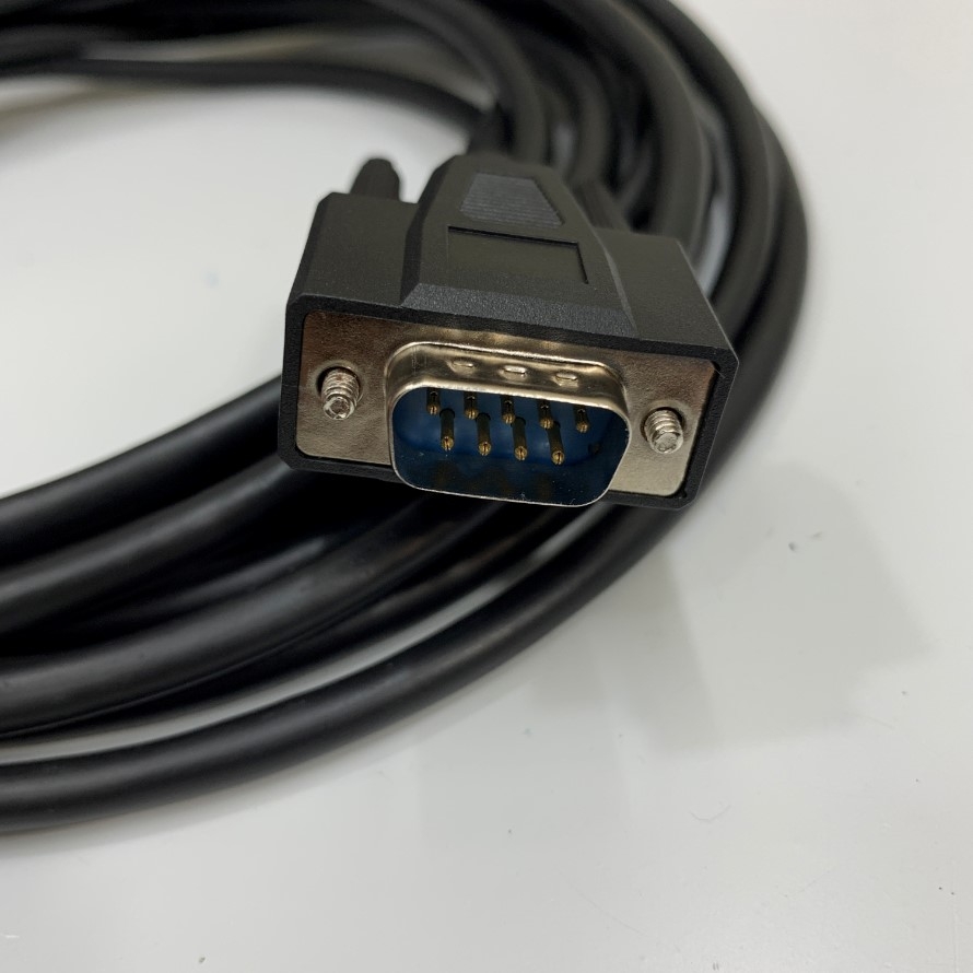 Cáp RS232 Extension Serial DB9 Male to Female Cable Shielded Dài 3M For Trung Tâm Điều Khiển Báo Cháy Điến Computer For Industrial Fire Alarm Control Panel