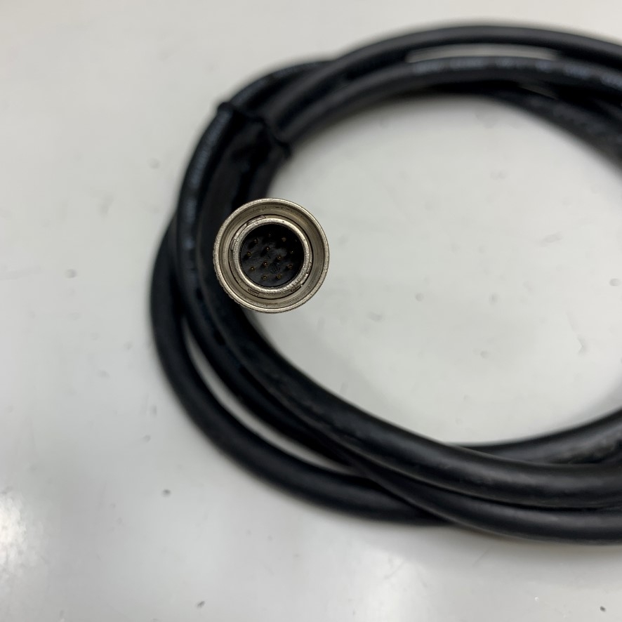 Cáp 2M 6.5ft Cable Connector Hirose 12 Pin Male HR10A-10P-12P(73) to 8 Core Open End For Industrial Camera Power/IO Cable Hirose HR10 Series Circular