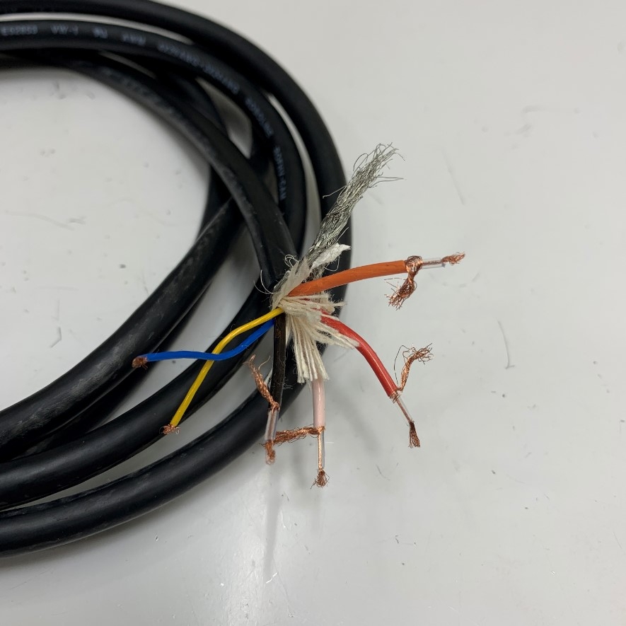 Cáp 2M 6.5ft Cable Connector Hirose 12 Pin Male HR10A-10P-12P(73) to 8 Core Open End For Industrial Camera Power/IO Cable Hirose HR10 Series Circular