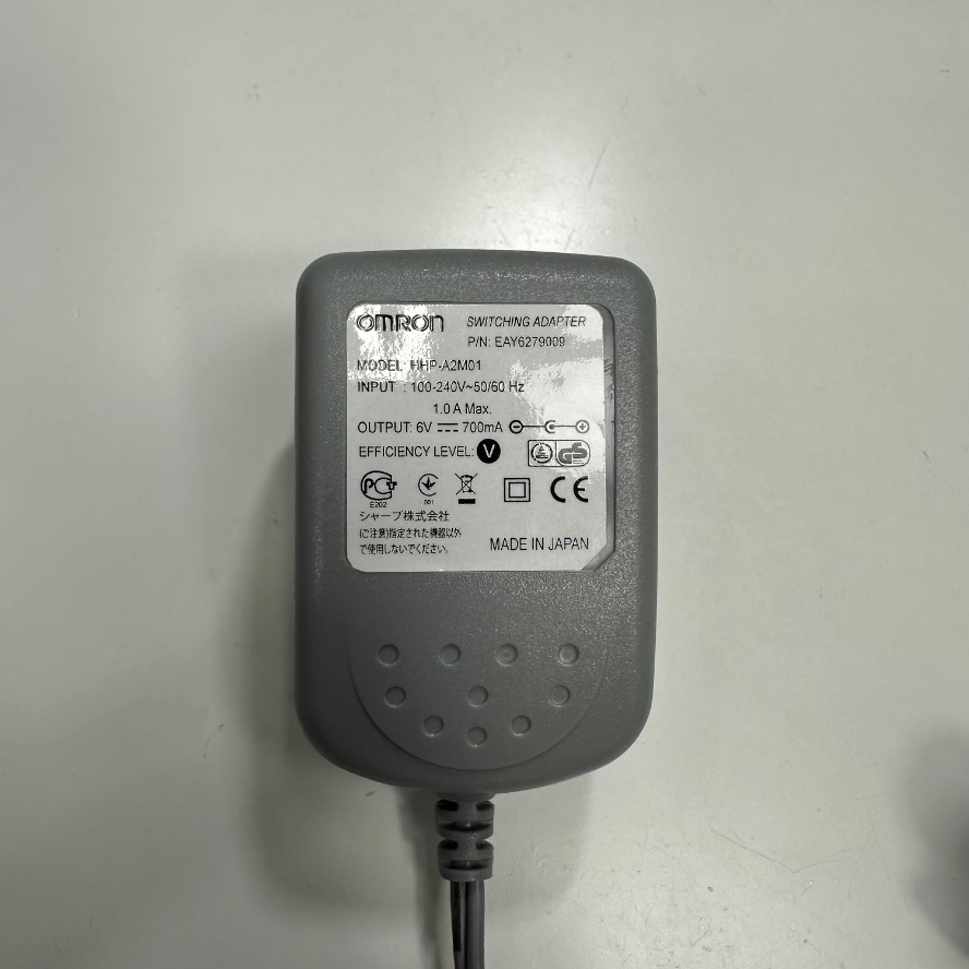 Adapter 6V 0.7A OMRON OEM Thay Thế A-4573-50 IPX4 LIXIL EUDJ+06060-1000 EU Plug Connector Tip Size 4.0mm x 1.7mm For Vòi Chậu Lavabo Cảm Ứng INAX LIXIL AM-321TCV1