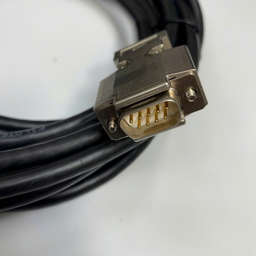Cáp 10M 33ft RS232C Serial Communication Shielded Cable Null Modem DB9 Male to Female Metal Shell For Máy Xét Nghiệm Huyết Học MYTHIC 22 Analyzers Data Transfer witch Computer