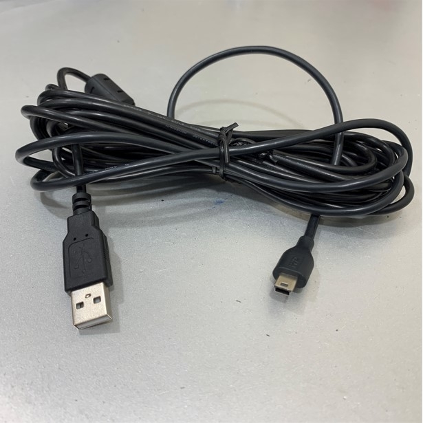 Dây Đấu Nối Liên Kết USB 2.0 STYLE 2725 28AWG E319028 Cable USB Type A to Mini B Dài 5M For PLC Programming Computer