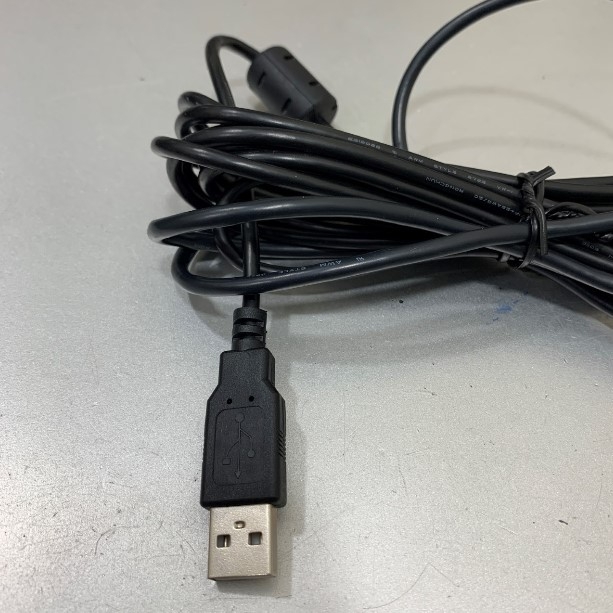 Dây Đấu Nối Liên Kết USB 2.0 STYLE 2725 28AWG E319028 Cable USB Type A to Mini B Dài 4.2M For PLC Programming Computer