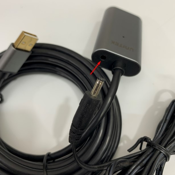 Cáp Nối Dài USB 2.0 Có IC Khuếch Đại Tín Hiệu + Nguồn 5V 2A Unitek Y-271 Dài 5M For Camera Hội Nghị Truyền Hình AVer Logitech Group Cable