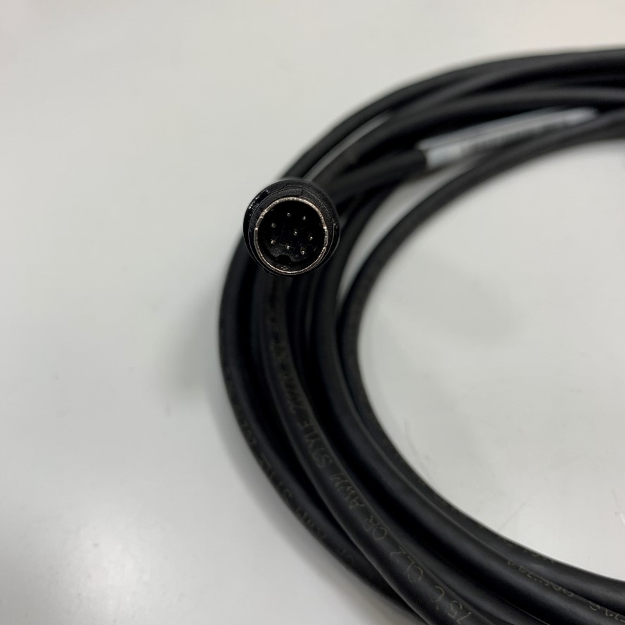 Cáp Lập Trình 3M 10ft GT01-C10R4-8P Mitsubishi PLC Melsec FX Series With HMI GOT1000 Series Programming Cable RS-422 Connector MD8M to DB9 Male Cable Shielded Molex E116273