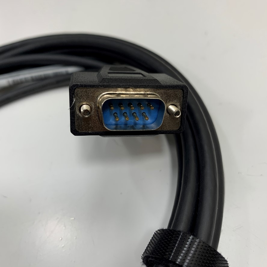 Cáp Lập Trình 3M 10ft GT01-C10R4-8P Mitsubishi PLC Melsec FX Series With HMI GOT1000 Series Programming Cable RS-422 Connector MD8M to DB9 Male Cable Shielded Molex E116273