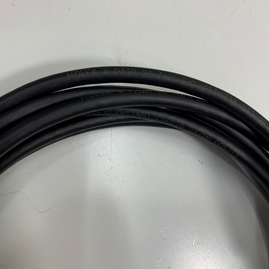 Cáp Lập Trình 3M 10ft GT01-C10R4-8P Mitsubishi PLC Melsec FX Series With HMI GOT1000 Series Programming Cable RS-422 Connector MD8M to DB9 Male Cable Shielded Molex E116273