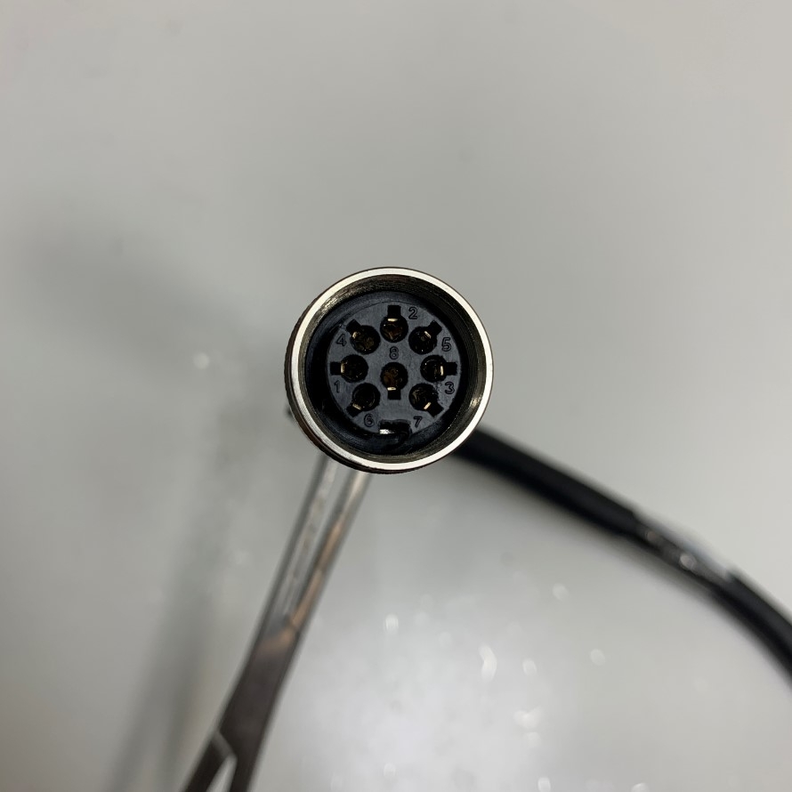 Cáp 0.5M 1.7ft CA-AISG6MFM01 AISG Control Cable Connector M16 8 Pin Din Male to Female Cable 6 Conductor For Antenna Control Cable RRU RCU RET Control Industrial Communication