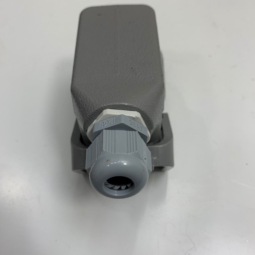 Đầu Nối Điện Công Nghiệp 10 Pin 16A 500V 6KV3 Harting Han 10E-M-S 09330102601 Male Connector + Harting Han 10E-F-S 09330102701 Female Connector