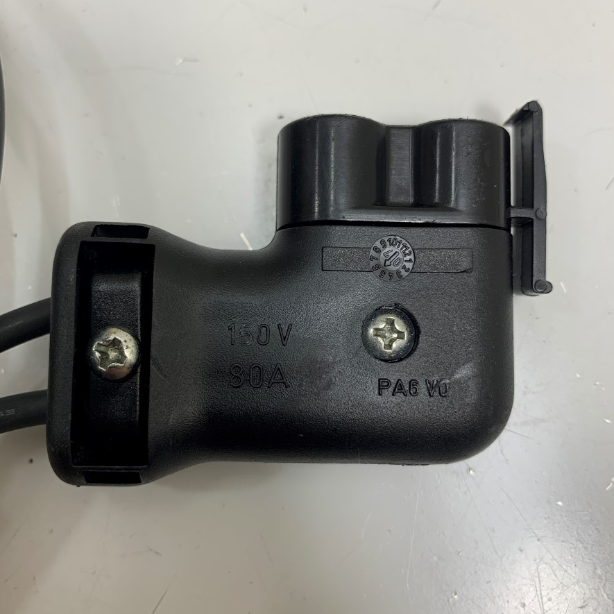 Cáp 0.5M REMA Plug PA6 V0 150V 80A 2 Pin Male Industrial Power Connector Plug EP 00 122 522.6-2308 to 2 Pin Connector