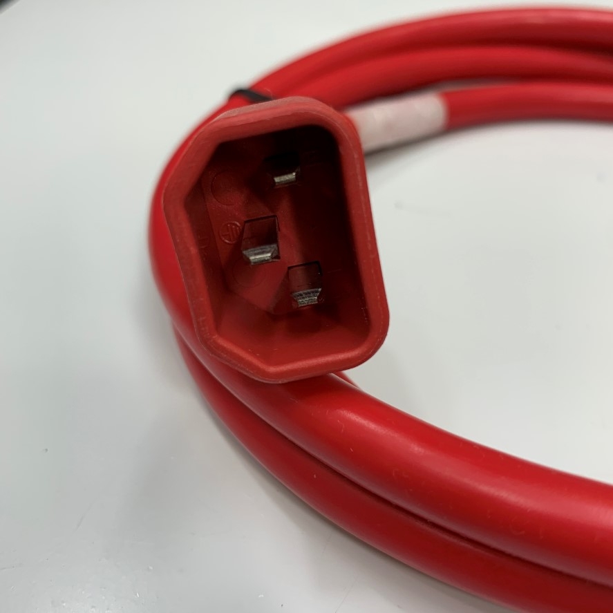 Dây Nguồn APC Power Cord C13 to C14 6Ft Dài 1.8M 15A 250V 14AWG 3x2.08mm² VW-1 105°C CSA SJT UL Cable OD 9.4mm-Red AP9870 in Taiwan