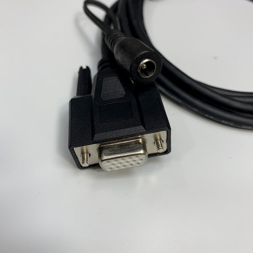 Cáp 1.8M 6ft DM100-USB-000 Cable USB to DB15 HD VGA Female + DC Power Connector For Cognex DataMan DM50 DM60 DM70 DM150 DM-150S Barcode Reader