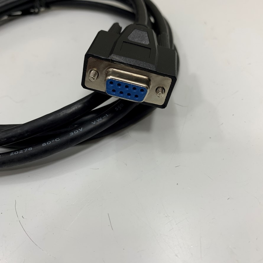 Cáp LS-ES-ACH1000 Dài 1.8M 6ft Shielded Cable Firewire 1394 6 Pin to DB9 Female CN3 RS232 Communication Leadshine Servo Motor Drive H2-506 and PC Computer