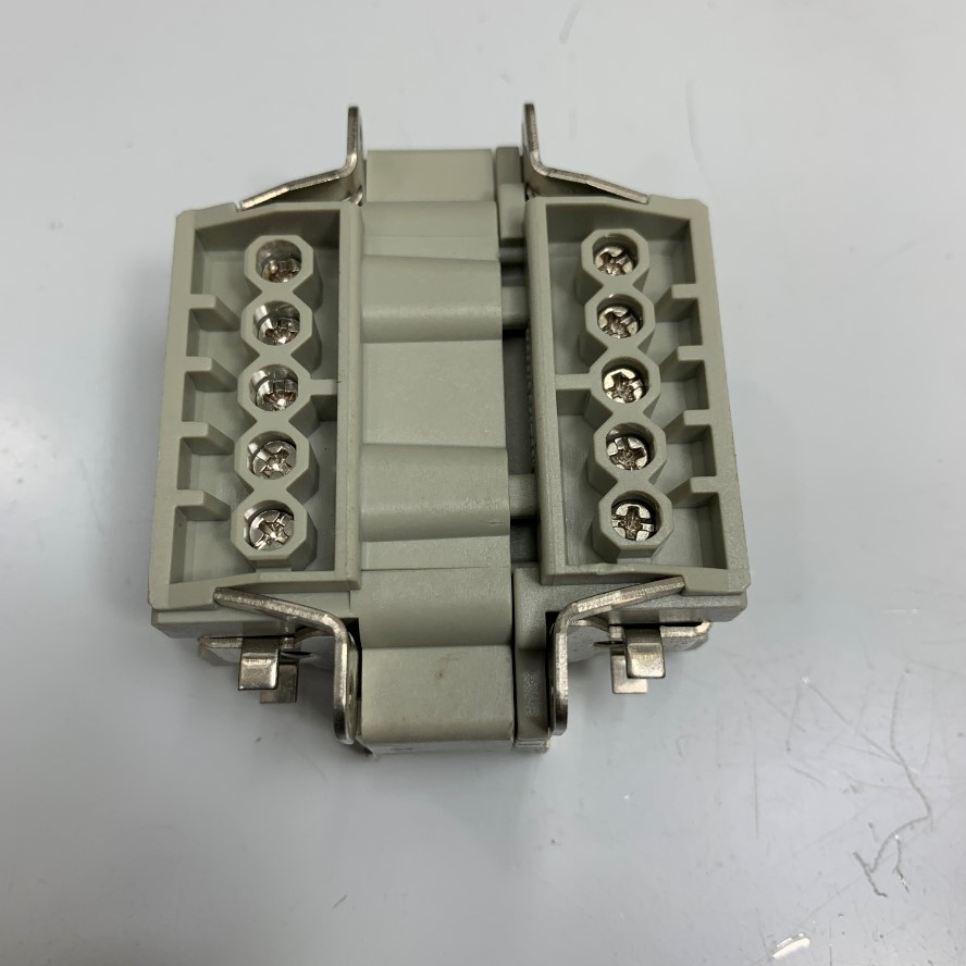 Đầu Nối Điện Công Nghiệp Chịu Nhiệt Cao Connector Harting Han 10 Pin Male to Female 16A 500V 6KV 3