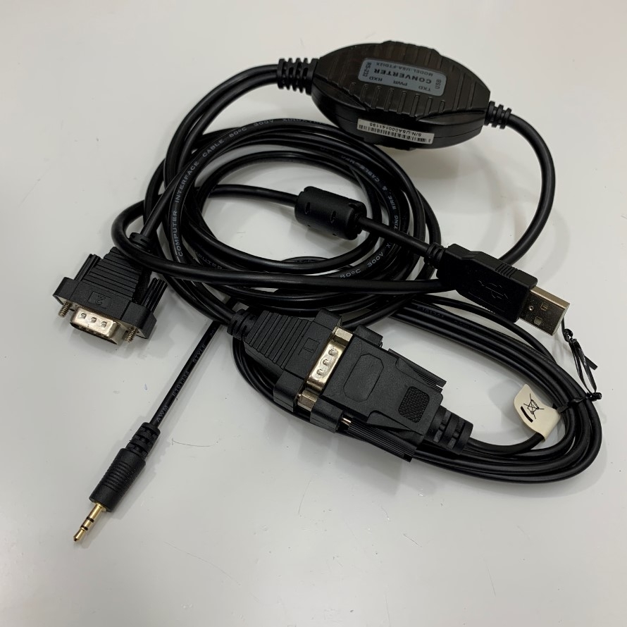 Bộ Cáp Chuyên Dụng Truyền Dữ Liệu Computer Desktops Laptop USB to 2 Port RS232 Serial Adapter FTDI Chip Dài 3.5M For Narda ELT-400 Exposure Level Tester PC Link Serial Data Cable