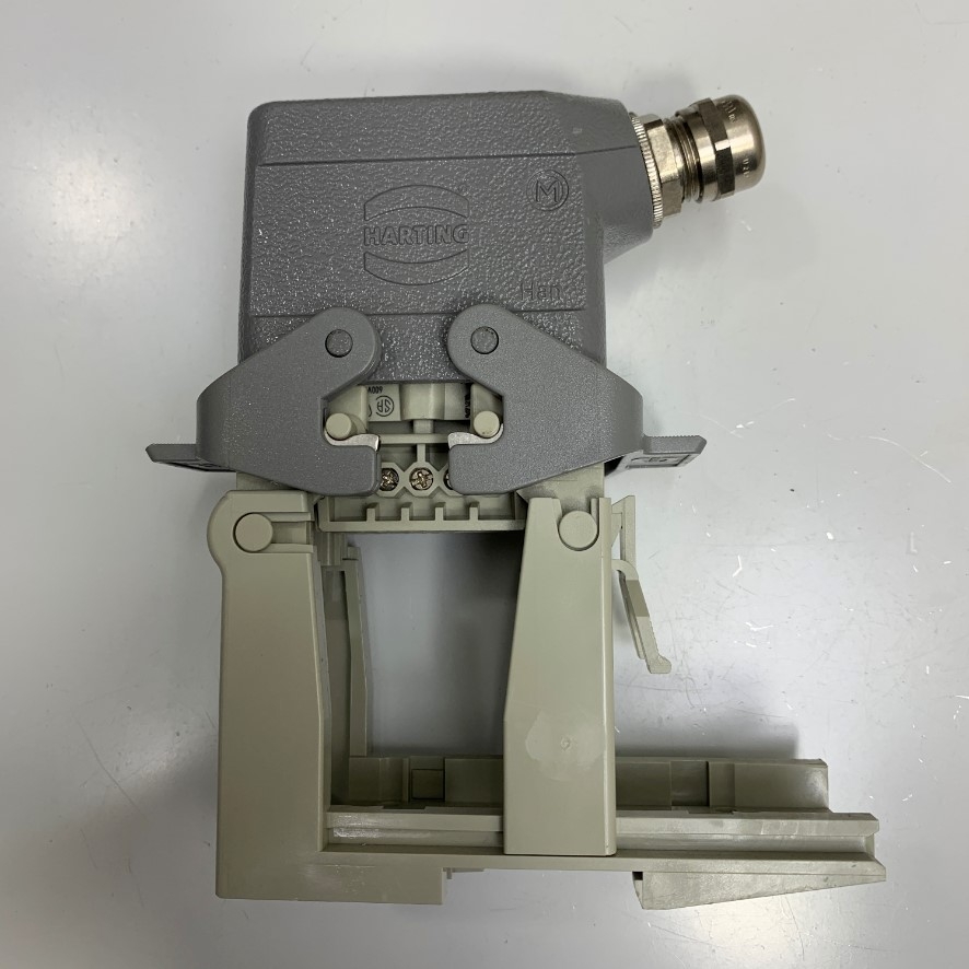 Đầu Nối Điện Công Nghiệp 10 Pin 16A 500V 6KV3 Harting Han 10E-M-S 09 33 010 2601 Male Connector + Harting Han 10E-F-S 09 33 010 2701 Female Lapp Skintop Nickel 8.0mm