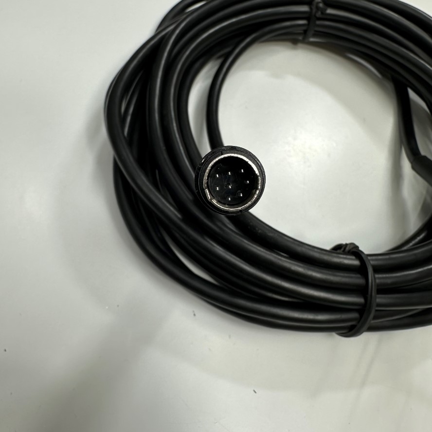 Cáp 5M 17ft GT10-C50R4-8P RS-422 Cable Shielded Connector Mini Din 8 Pin Male to 5 Core For PLC Mitsubishi FX Series witch HMI GT1020 Series Communication