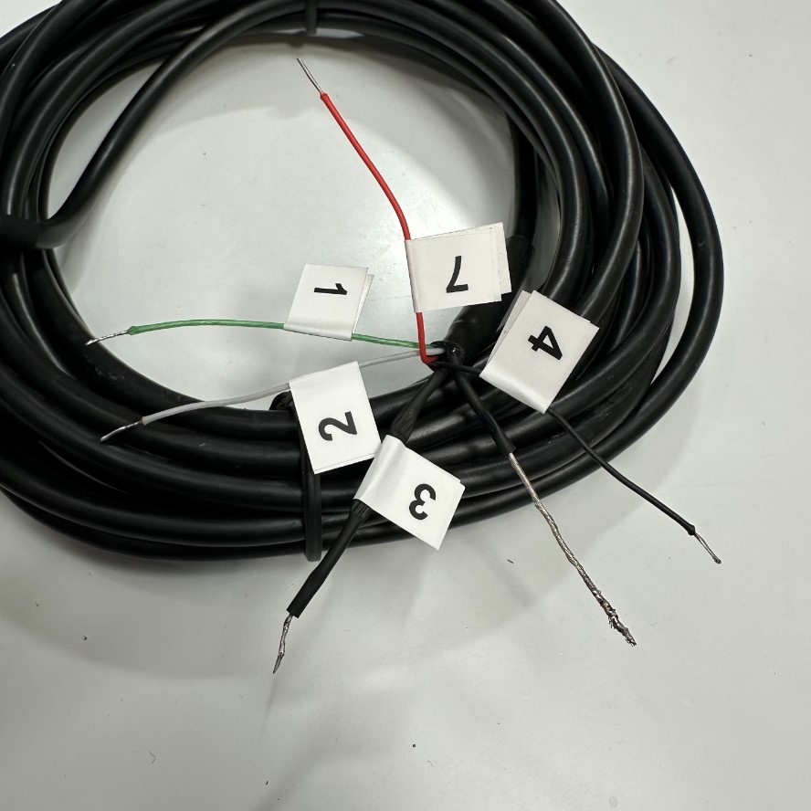 Cáp 5M 17ft GT10-C50R4-8P RS-422 Cable Shielded Connector Mini Din 8 Pin Male to 5 Core For PLC Mitsubishi FX Series witch HMI GT1020 Series Communication