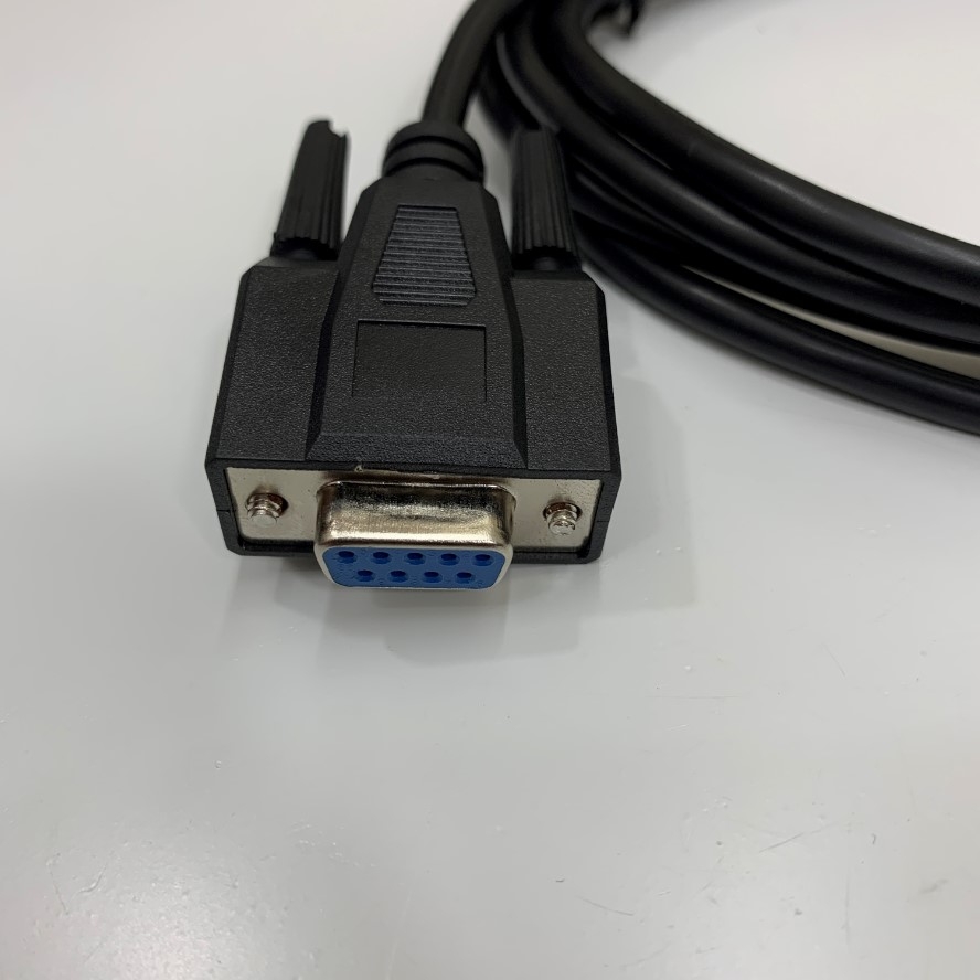 Cáp RS232 Communication Jack 2.5mm Serial 4 Lever to DB9 Female Cable Dài 2M For Máy Đo Mức Độ Phơi Nhiễm, Tiếng Ồn, Phơi Sáng Narda ELT-400 Exposure Level Tester PC Link Serial Data Cable