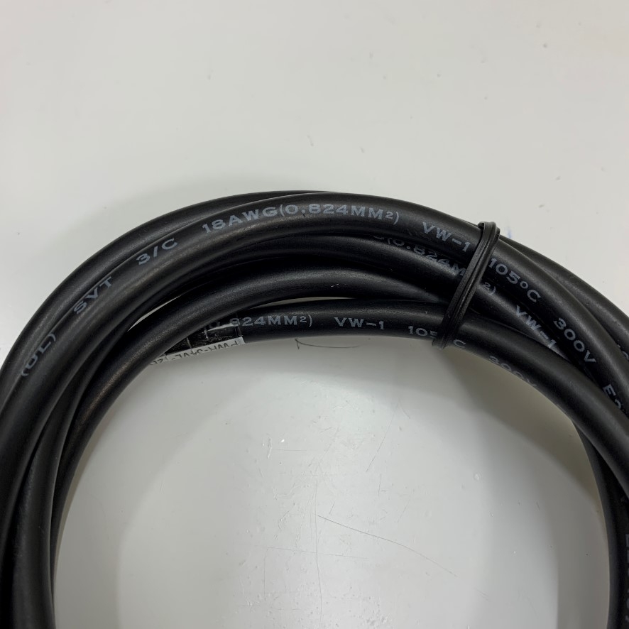 Dây Nguồn Cisco CAB-C13-C14-1.8M 6Ft Dài 1.8M AC Power Cord 10A 250V 18AWG 3x0.824mm² VW-1 105°C CSA SJT UL Cable OD 6.4mm E204978 MSL-Black