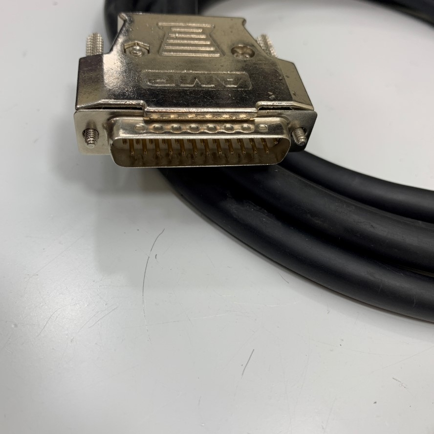 Cáp Điều Khiển Keyence OP-22149 Dài 3M 10ft Shielded Cable RS-232C DB25 Male to DB25 Male AMP Metal Shell Gold Plating Connector For Keyence Serial Interface Module KV-L2 and BL-U1, BL-601 Laser