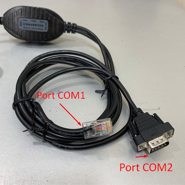 Cáp Cisco Console FTDI USB to RJ45 Serial Và 1 Port RS232 Serial Gearmo USA-FTDI2X 1.5M For MAC, Windows, and Linux