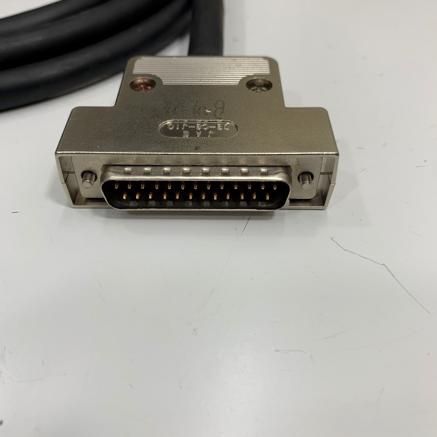 Cáp DB25 Male to DB25 Female Serial Shielded Cable Dài 5M 17ft JAE Electronic Metal Shell Connector For Fiber Laser Marking Machine