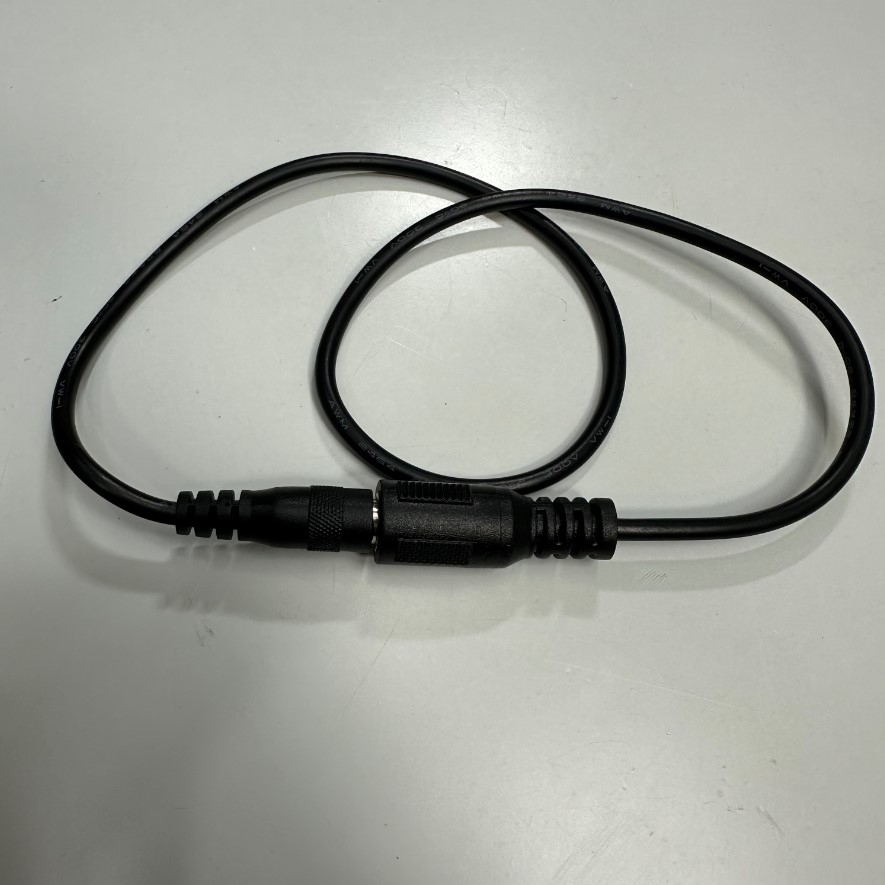 Cáp Nguồn 0.5M DC Barrel Plug Adapter Female 6.5mm x 3.0mm to Male 6.5mm x 3.0mm Connector Max 3A