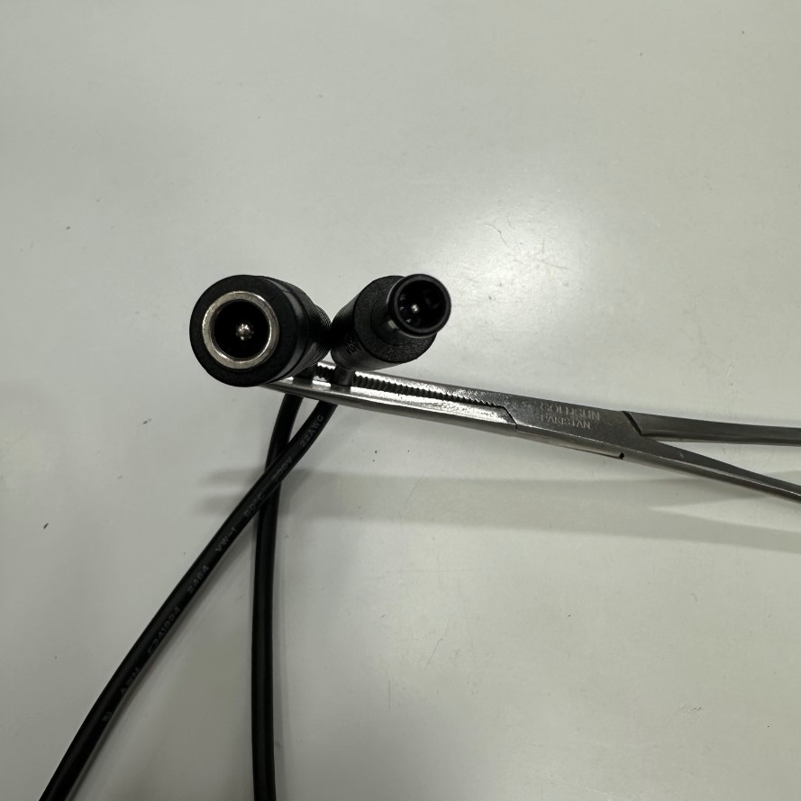 Cáp Nguồn 0.5M Jack DC Barrel Plug Adapter Female 5.5mm x 2.1mm to Male 6.5mm x 4.4mm Connector Max 3A