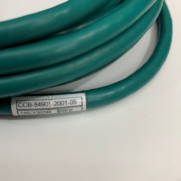 Cáp Kết Nối Cognex CCB-84901-2001-05 Ethernet Cable 5M M12 8 Pin Male X-Coded to RJ-45