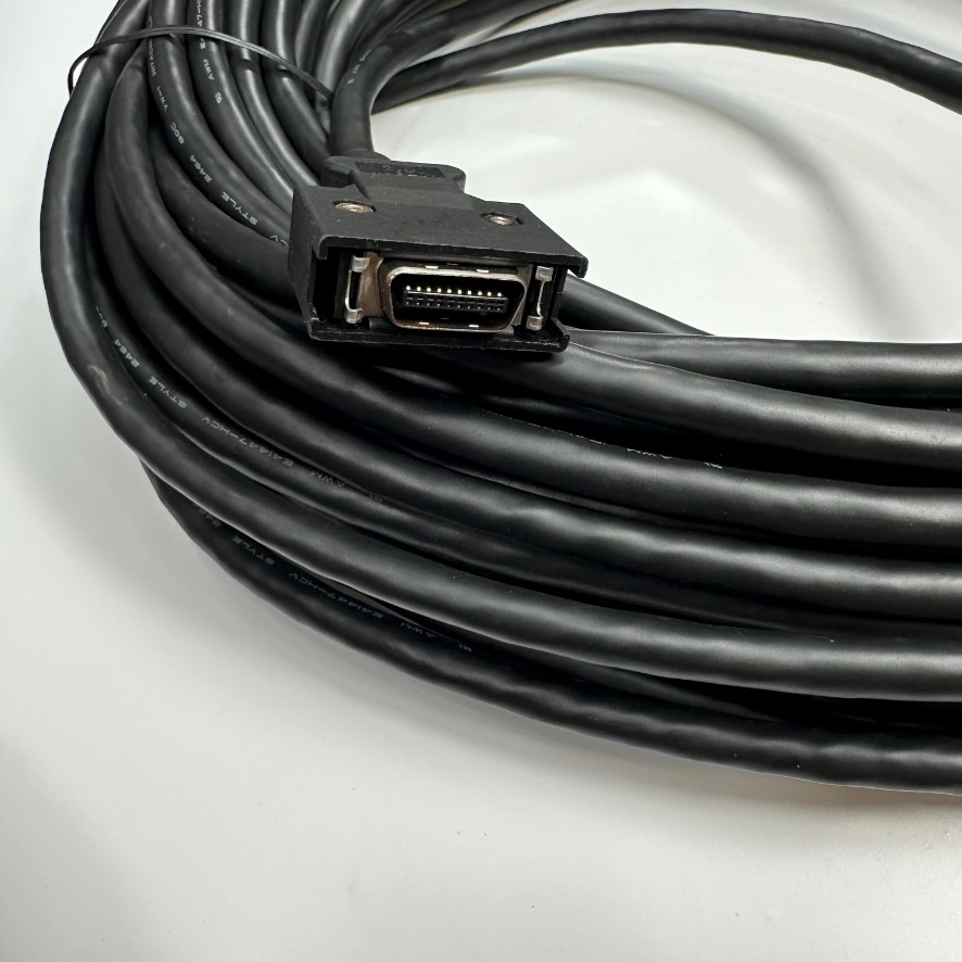 Cáp 10M 33ft MR-J4CBL20-CN3-10M Mitsubishi Shielded Cable Connector MDR 20 Pin Male to 20 Core Open End For Mitsubishi Servo Drive MR-J5-B/MR-J5-G/MR-JET/MR-J4-B /MR-JE-B Communication I/O Cable
