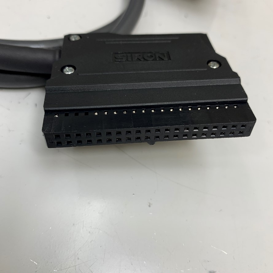 Cáp 1M 3.3ft Siron X211-1-1000MM CN1 IDC 34 Pin to CN2 IDC 40 Pin Pitch 2.54mm Cable 28AWG PVC For PLC Keyence Kv Series