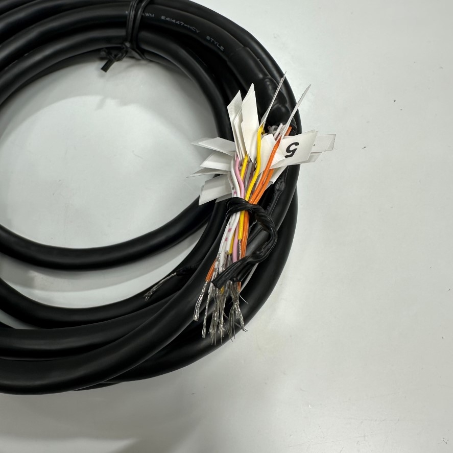 Cáp 3M 10ft OEM Thay Thế MR-J4CBL20-CN3-3M Shielded Cable Connector MDR 20 Pin Male to 20 Core Open End For Mitsubishi Servo Drive MR-J5-B/MR-J5-G/MR-JET/MR-J4-B /MR-JE-B Communication I/O Cable