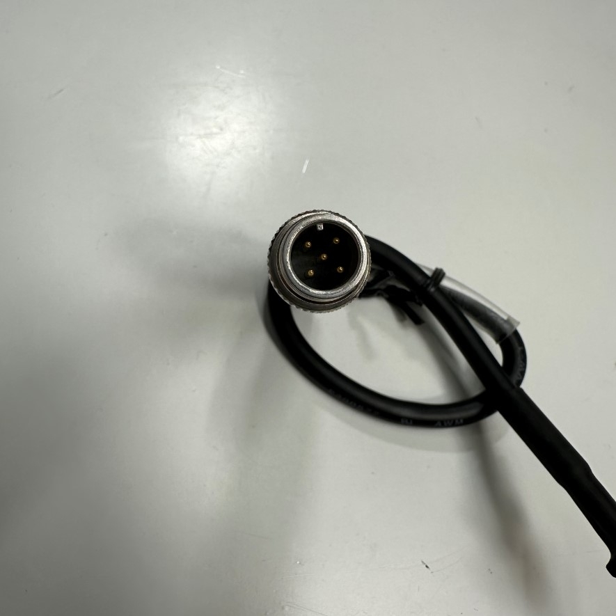 Cáp 0.2M 0.7ft M12LT-M5SN-0.2M Connector M12 5 Pin A-Code Male to JST SM 2.5mm 2 Pin Sensor Signal Cable Industrial