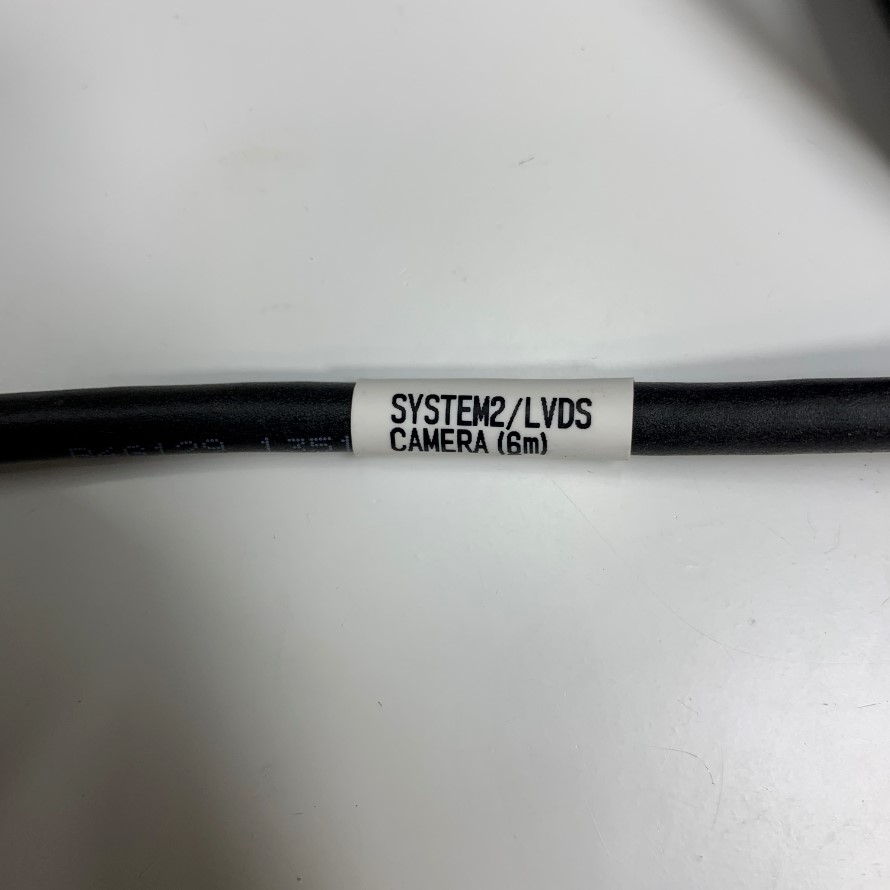 Cáp 6M 20ft SYSTEM2/LVDS Camera Right Angle Hirose HR10A-10P-12P(73) 12 Pin Female to RJ45 Male Cable TEC E497707-1 AWM 20963 80C 30V 4x2x26AWG OD 7.0mm For Industrial Camera Cable