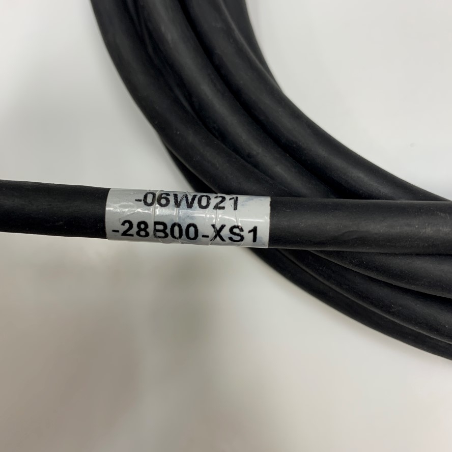 Cáp 6M 20ft 06W021-28B00-XS1 EKRK 134123/LVDS Camera Right Angle Hirose HR10A-10P-12P(73) 12 Pin Female to RJ45 Male Cable 4x2x23AWG OD 8.0mm For Industrial Camera Cable