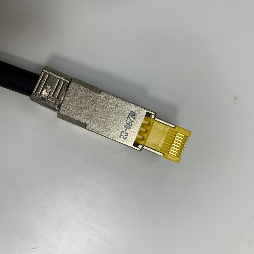 Cáp 6M 20ft 06W021-28B00-XS1 EKRK 134123/LVDS Camera Right Angle Hirose HR10A-10P-12P(73) 12 Pin Female to RJ45 Male Cable 4x2x23AWG OD 8.0mm For Industrial Camera Cable