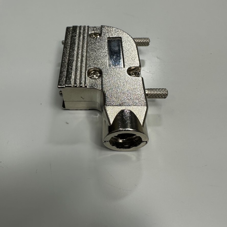 Đầu Jack Norcomp 981-015-130R121 DB15 HD26 90 Degree Cover Shell/Hood Housing Right Angle Metal Fe For industrial Servo Motor, Medical Interface I/O Control Cable, Studio Audio Cable
