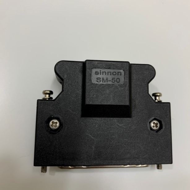 Rắc Hàn SINNON SM-50 SCSI MDR 50 Pin Male For Servo Motor I/O MR-J3CN1 Yaskawa, Delta, Mitsubishi, Panasonic Jack Connector