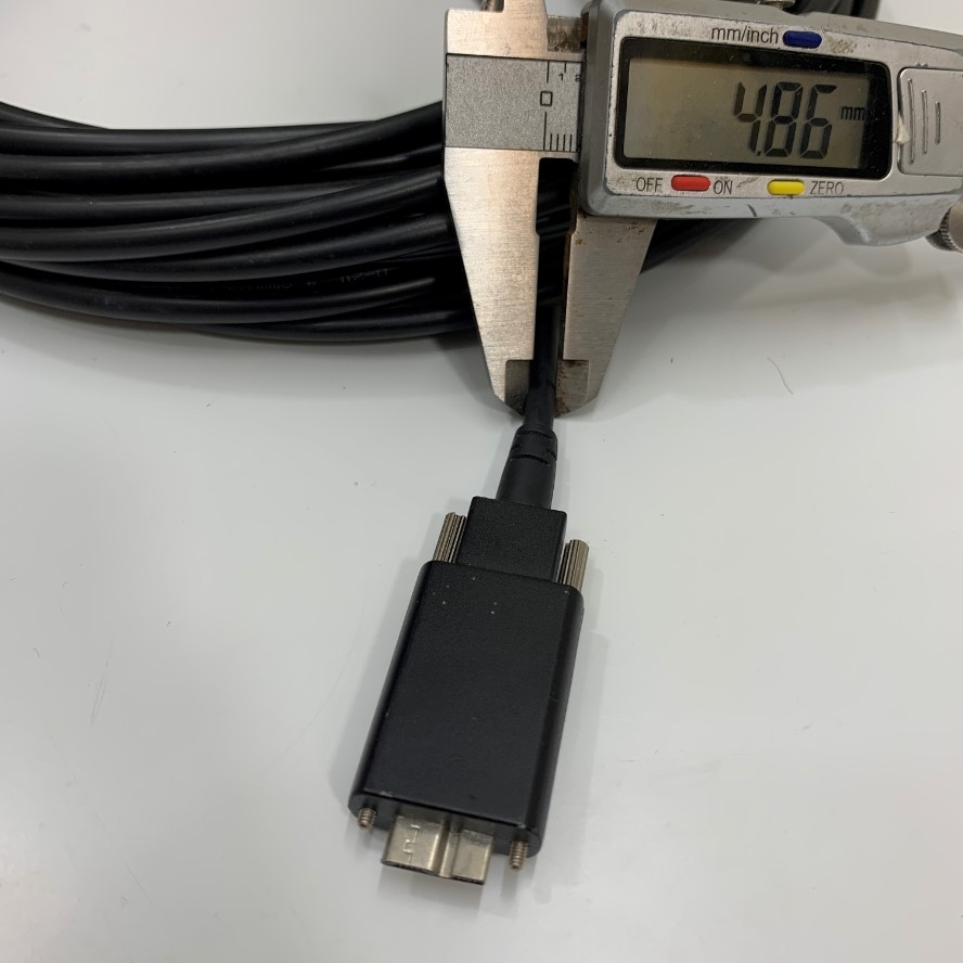 Cáp USB 3.0 Type A to Micro B Male Dài 15.8M With Double Screw Locking Industrial Camera EP USB3 Hybrid Cable U-20 4.8mm C2021062301-001