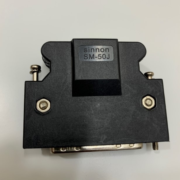 Rắc Hàn SINNON SM-50J SCSI MDR 50 Pin Male For Servo Motor I/O MR-J3CN1 Yaskawa, Delta, Mitsubishi, Panasonic Jack Connector