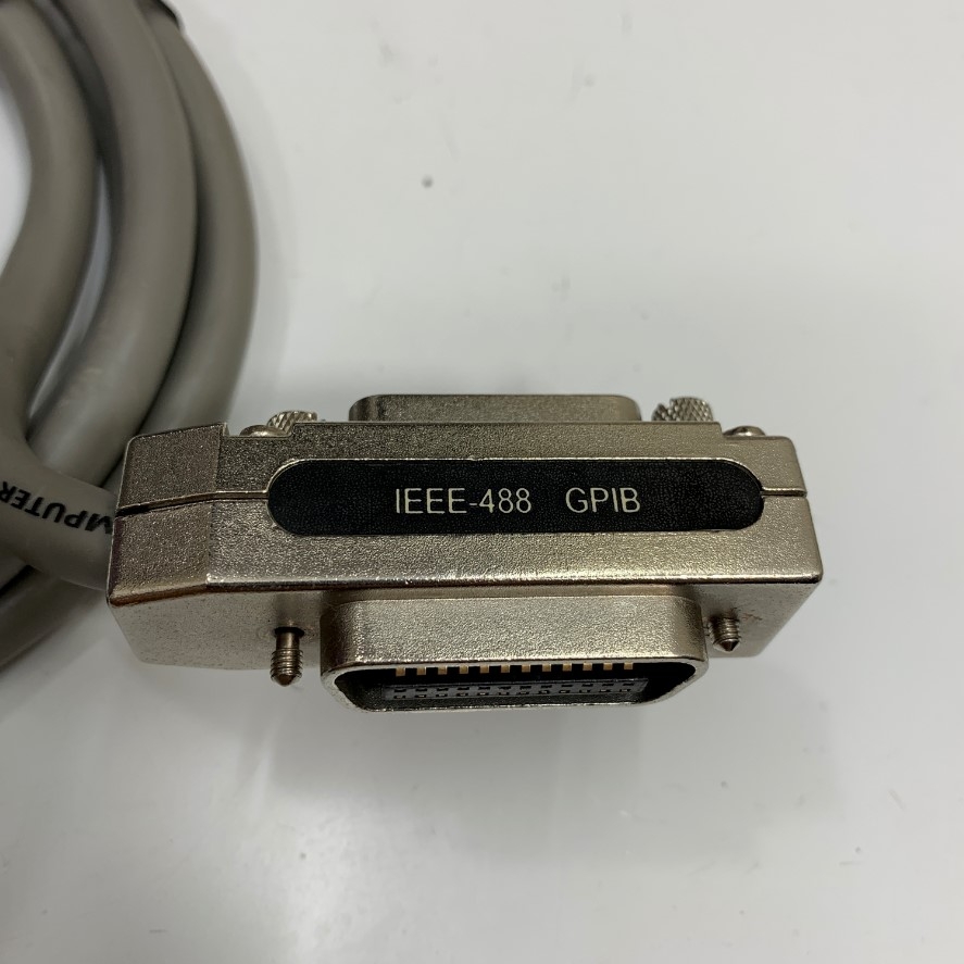 Cáp SUNG JIN IEEE 488 GPIB CN24 Pin Male to Female Cable Dài 1.6M 5.3ft in Korea For GPIB Instrument PCI/GPIB or PCIe/GPIB Card and LAN/GPIB/USB