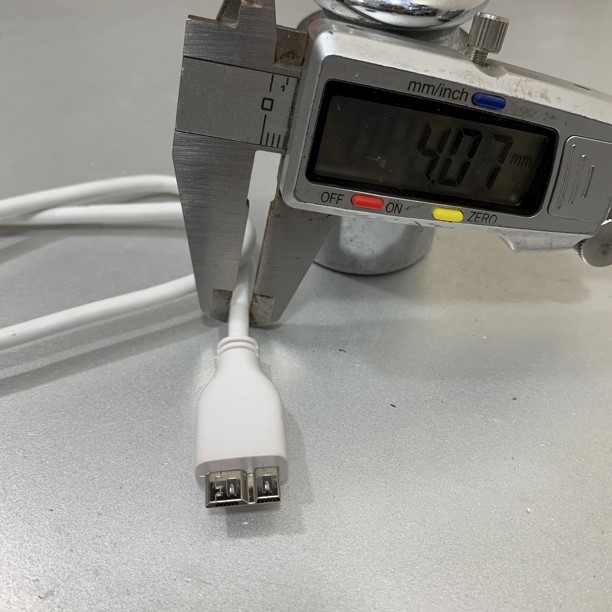 Cáp USB 3.0 Type A to Type Micro B Dài 47Cm White Cable For Ổ Cứng Cắm Ngoài 2.5 inch Hardisk Eksternal WD, Seagate, Hitachi