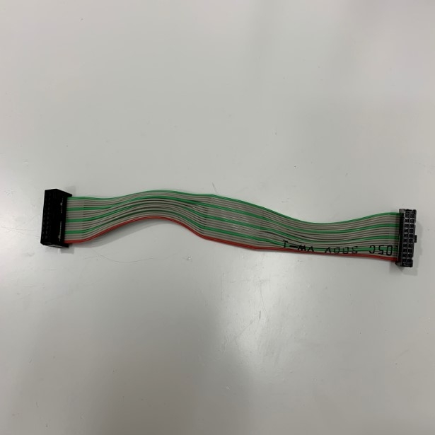 Cáp Bẹ Nhiều Mầu Hirose Electric 20 Pin IDC Connector Flat Rainbow Ribbon Cable with Black 2.54mm FC Dual Row Female to Female Sockets Dài 0.4M Type A