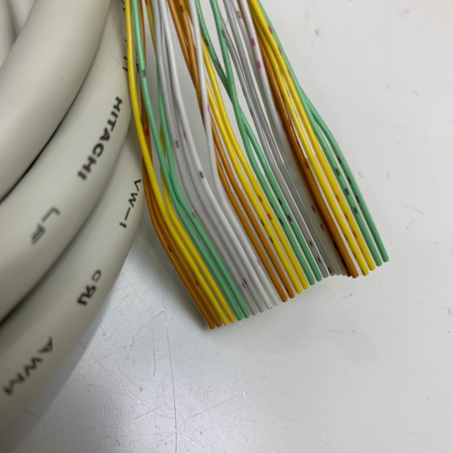 Cáp Điều Khiển LEC-CN5-3 SMC (11RH9CG) Dài 3M 10ft Cable IDC 26 Pin Female Pitch 1.27mm to 26 Core Cable HITACHI E41447-HCV For SMC Step Motor Controller, I/O, Flying Leads