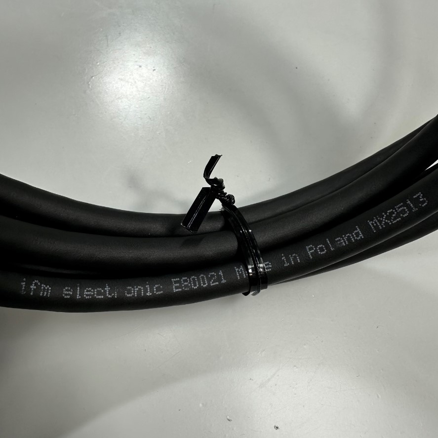 Cáp 2M 6.5ft IFM Electronic IFM E80021 M12 A-Code Straight 8 Pin Female to Open Cable For Industrial Sensor Cable M12 Connector Circular