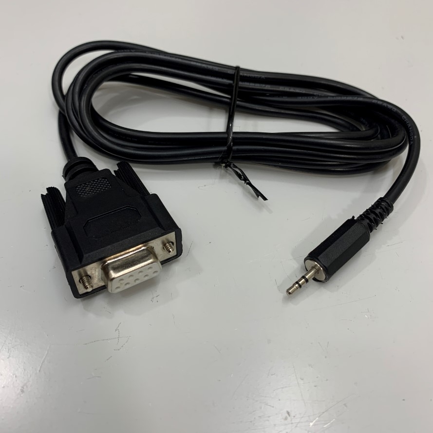 Cáp RS232 Serial Cable DB9 Female to Mini 2.5mm Audio Jack 3 Lever Communication Serial Data Cable Dài 2M