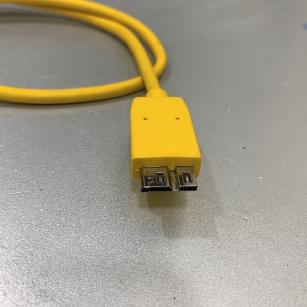 Cáp USB 3.0 Type A to Type Micro B Dài 47Cm Yellow Cable For Ổ Cứng Cắm Ngoài 2.5 inch Hardisk Eksternal WD, Seagate, Hitachi