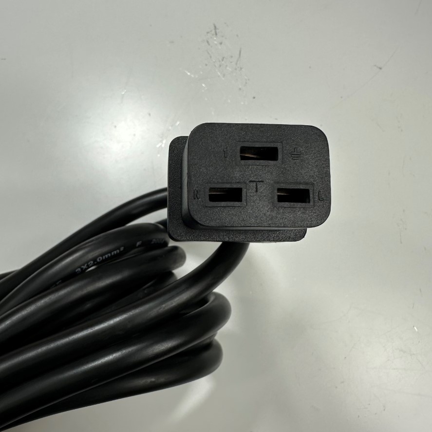 Dây Nguồn 3.6M 12ft Volex AC Power Cord NEMA 5-15P to C19 15A 125V/250V 14AWG 3x2.0mm² Cable